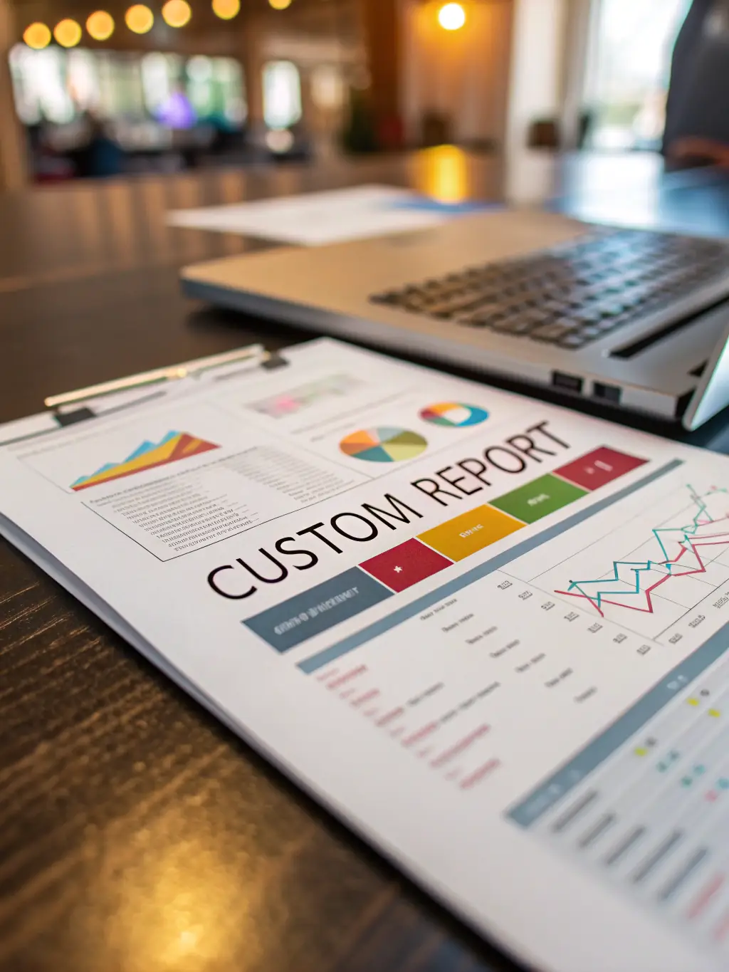 A professional image of a detailed financial report with charts, graphs, and key performance indicators, highlighting the depth of analysis provided by Procurify-ap.com.
